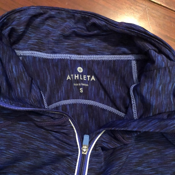 ❗️SOLD❗️Athleta Pop Space Dye half zip pullover - Picture 3 of 6